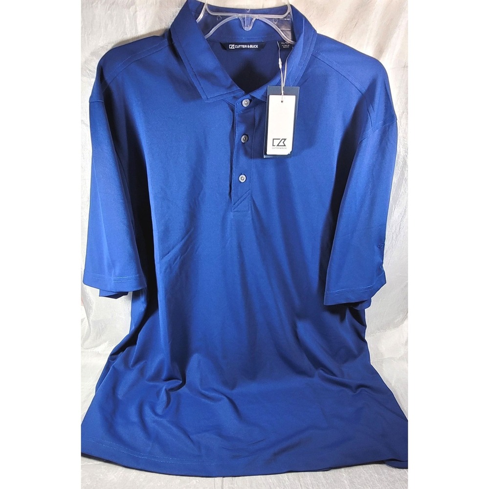 Cutter‎ & Buck Virtue Eco Pique Polo w/ Sam & Reba Sandler Foundation Patch - XL